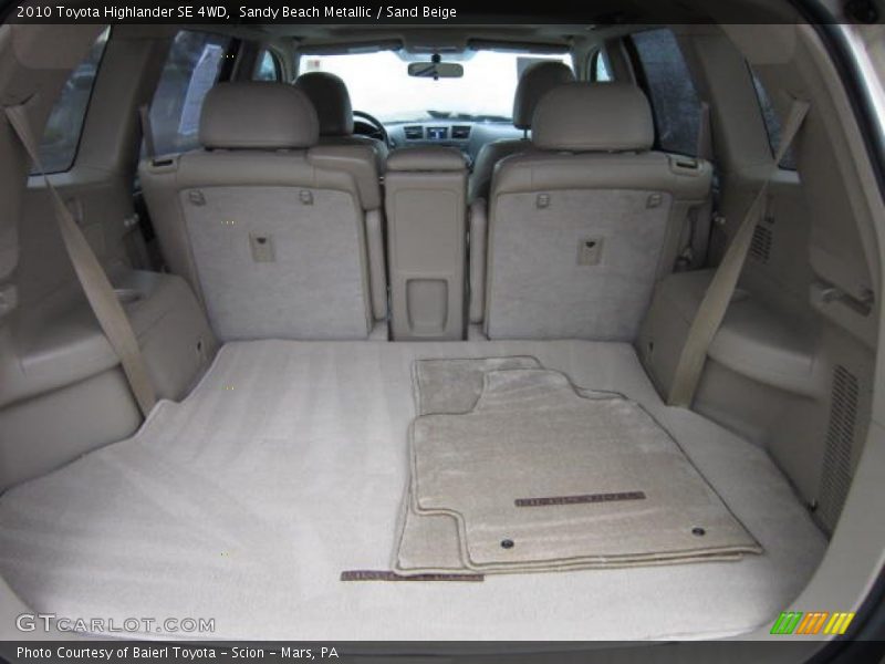 Sandy Beach Metallic / Sand Beige 2010 Toyota Highlander SE 4WD