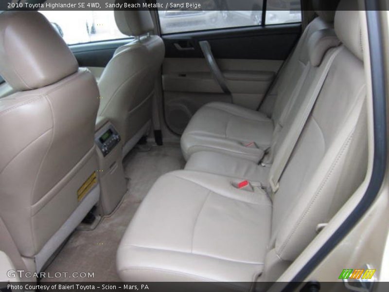 Sandy Beach Metallic / Sand Beige 2010 Toyota Highlander SE 4WD