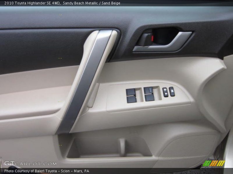 Sandy Beach Metallic / Sand Beige 2010 Toyota Highlander SE 4WD