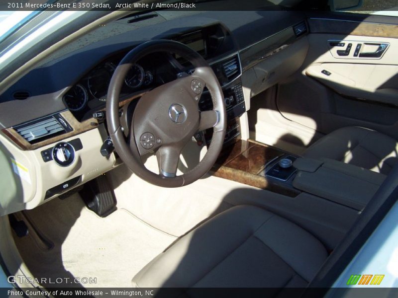 Arctic White / Almond/Black 2011 Mercedes-Benz E 350 Sedan