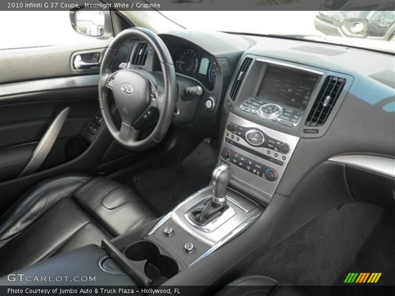 Moonlight White / Graphite 2010 Infiniti G 37 Coupe