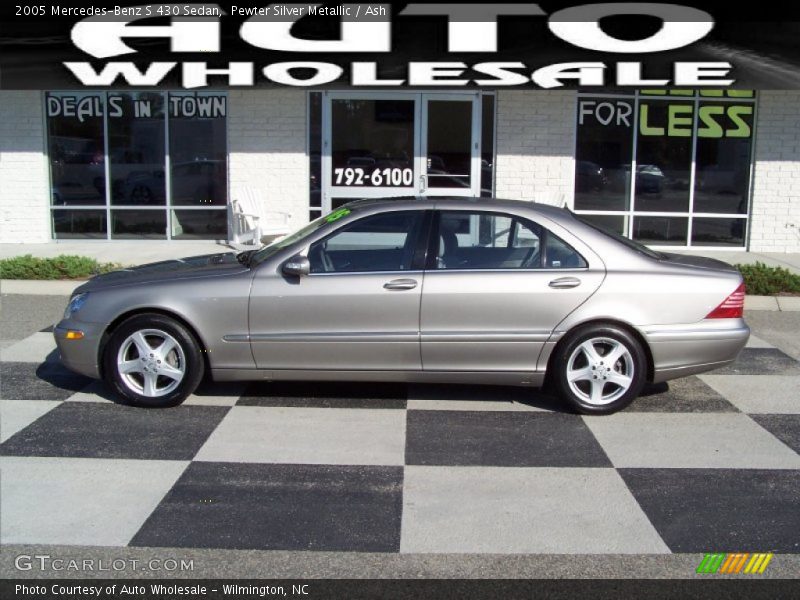 Pewter Silver Metallic / Ash 2005 Mercedes-Benz S 430 Sedan
