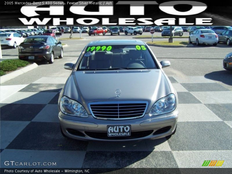 Pewter Silver Metallic / Ash 2005 Mercedes-Benz S 430 Sedan