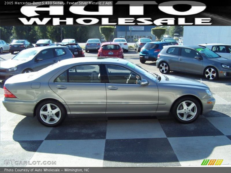 Pewter Silver Metallic / Ash 2005 Mercedes-Benz S 430 Sedan