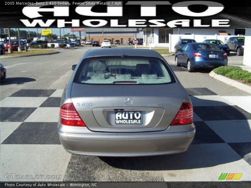 Pewter Silver Metallic / Ash 2005 Mercedes-Benz S 430 Sedan