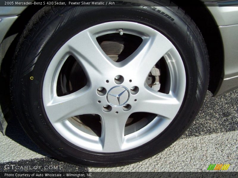 Pewter Silver Metallic / Ash 2005 Mercedes-Benz S 430 Sedan