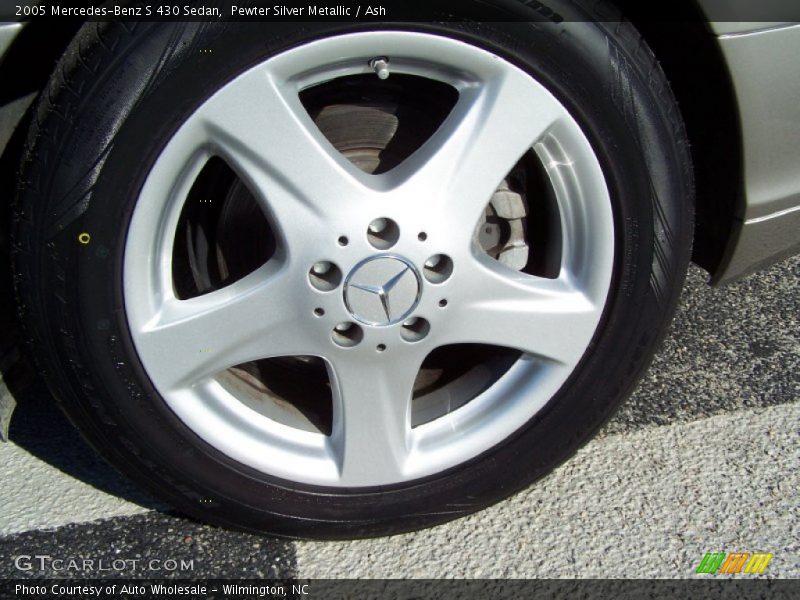 Pewter Silver Metallic / Ash 2005 Mercedes-Benz S 430 Sedan
