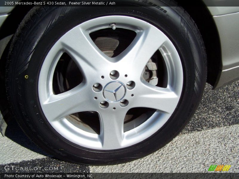 Pewter Silver Metallic / Ash 2005 Mercedes-Benz S 430 Sedan