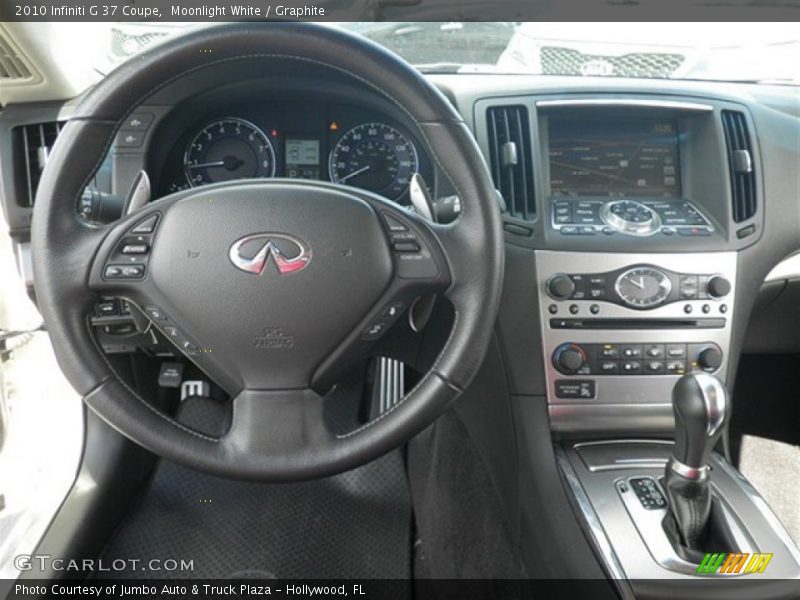 Moonlight White / Graphite 2010 Infiniti G 37 Coupe