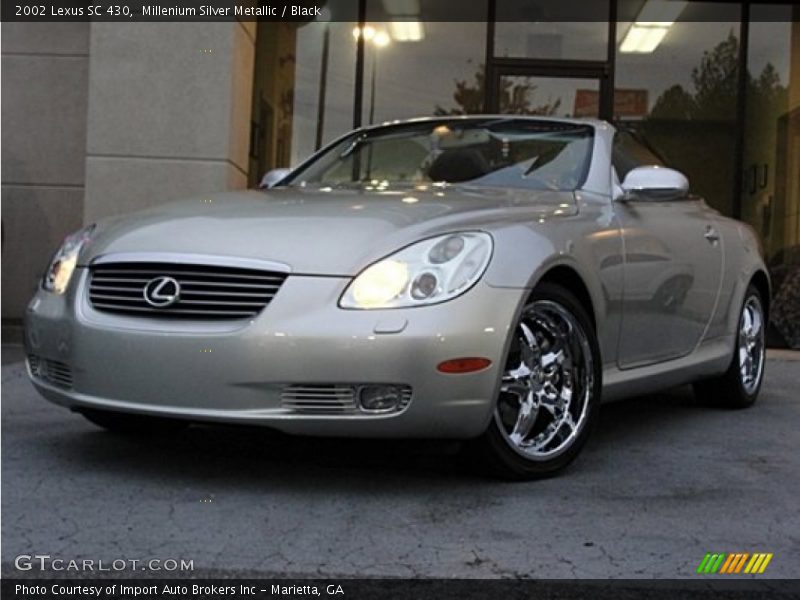 Millenium Silver Metallic / Black 2002 Lexus SC 430