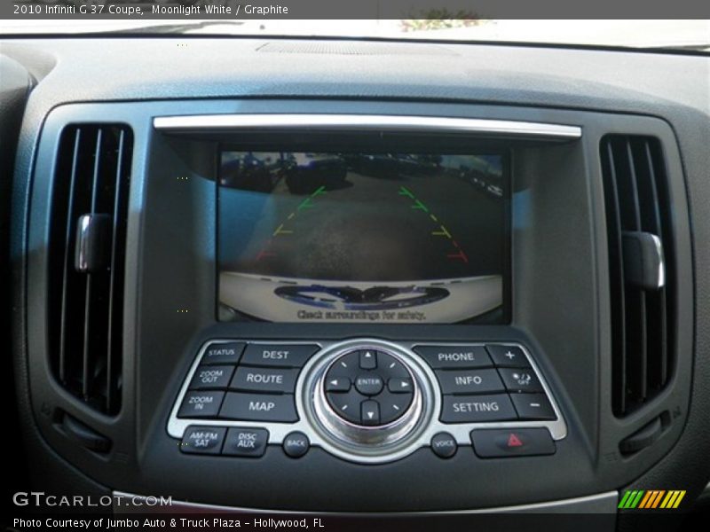 Moonlight White / Graphite 2010 Infiniti G 37 Coupe