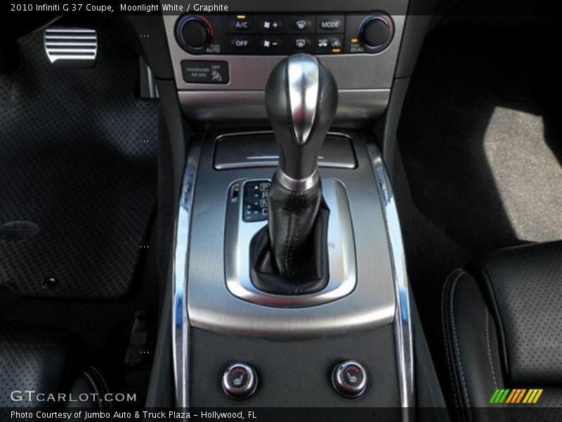 Moonlight White / Graphite 2010 Infiniti G 37 Coupe
