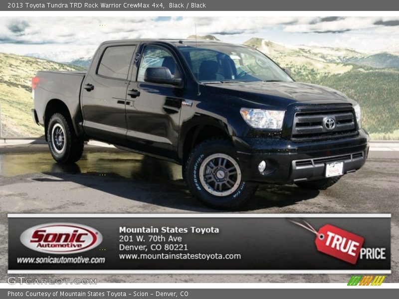 Black / Black 2013 Toyota Tundra TRD Rock Warrior CrewMax 4x4