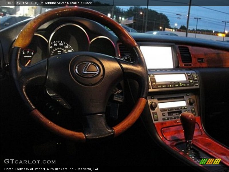 Millenium Silver Metallic / Black 2002 Lexus SC 430