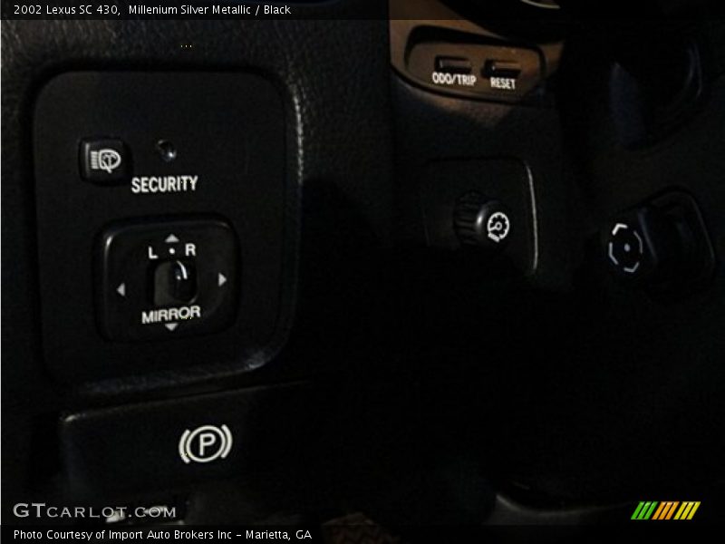 Millenium Silver Metallic / Black 2002 Lexus SC 430