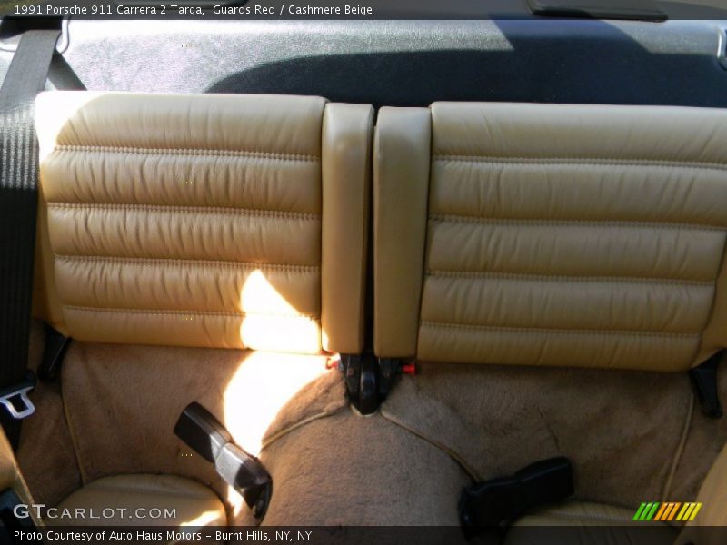 Guards Red / Cashmere Beige 1991 Porsche 911 Carrera 2 Targa