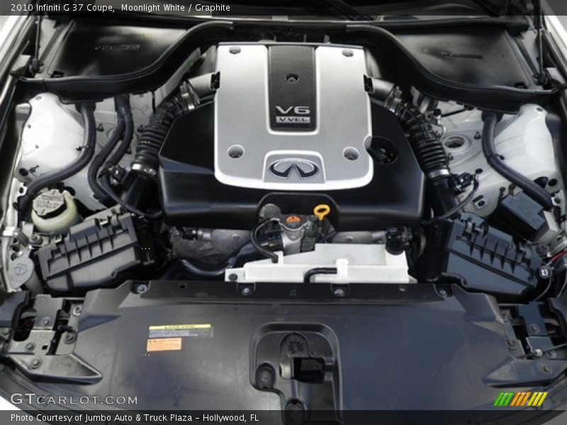 Moonlight White / Graphite 2010 Infiniti G 37 Coupe