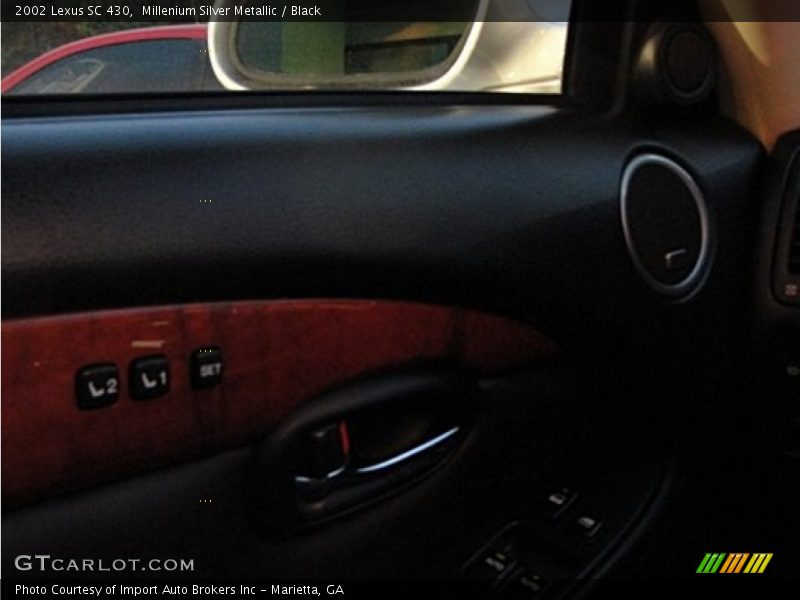 Millenium Silver Metallic / Black 2002 Lexus SC 430