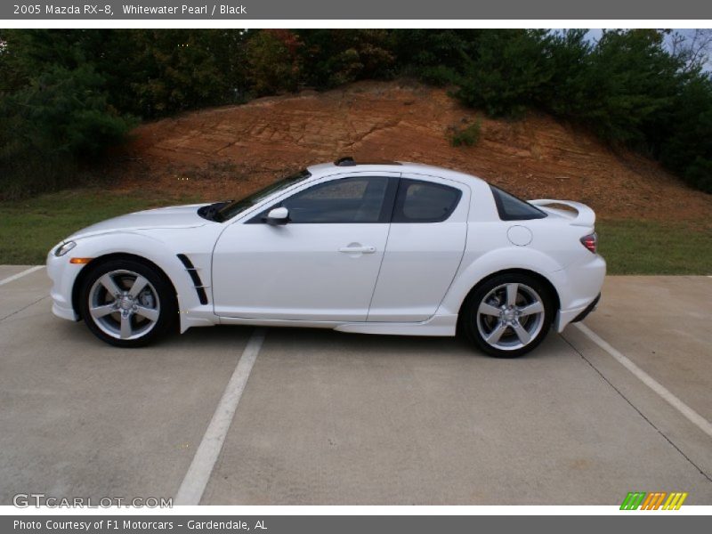 Whitewater Pearl / Black 2005 Mazda RX-8