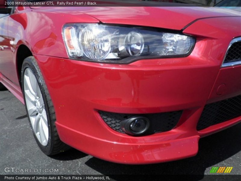 Rally Red Pearl / Black 2008 Mitsubishi Lancer GTS