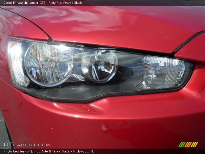 Rally Red Pearl / Black 2008 Mitsubishi Lancer GTS
