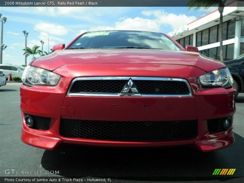Rally Red Pearl / Black 2008 Mitsubishi Lancer GTS