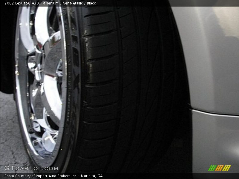 Millenium Silver Metallic / Black 2002 Lexus SC 430