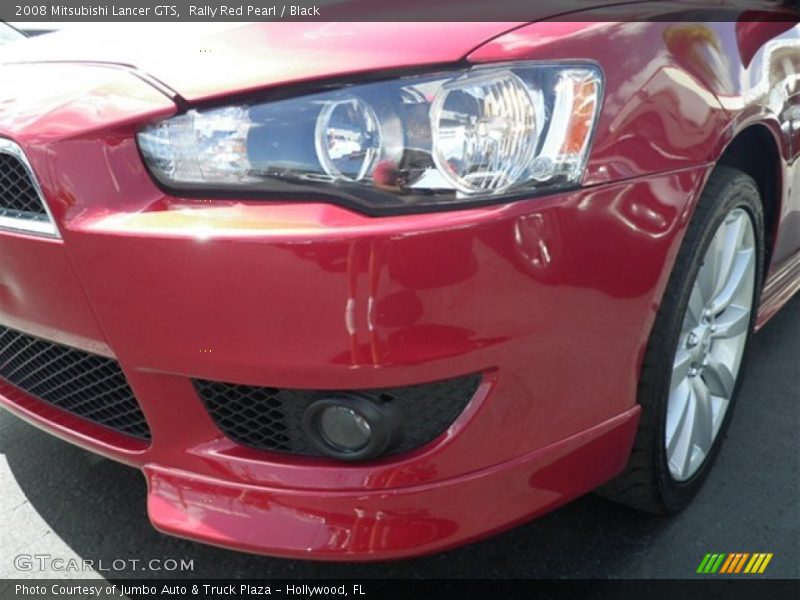 Rally Red Pearl / Black 2008 Mitsubishi Lancer GTS