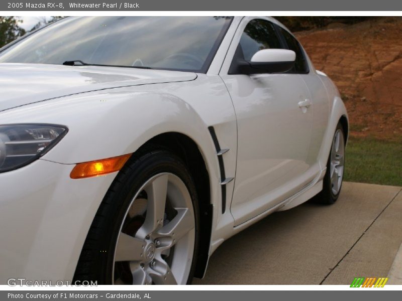 Whitewater Pearl / Black 2005 Mazda RX-8