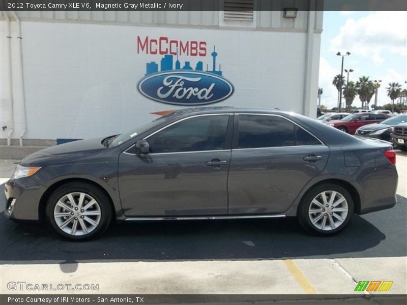Magnetic Gray Metallic / Ivory 2012 Toyota Camry XLE V6