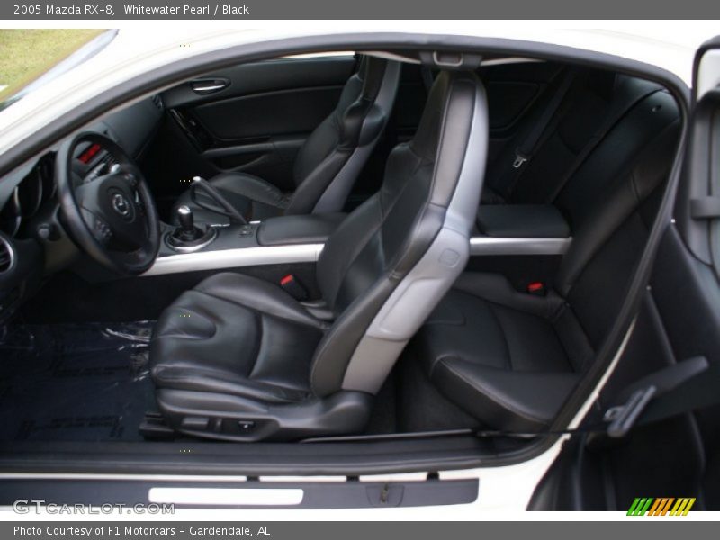 Whitewater Pearl / Black 2005 Mazda RX-8