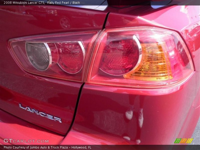 Rally Red Pearl / Black 2008 Mitsubishi Lancer GTS