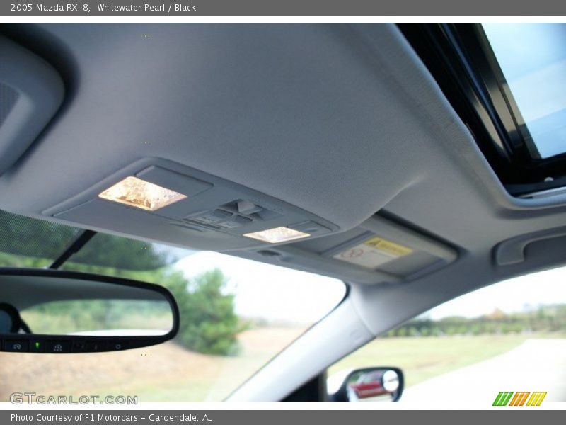 Whitewater Pearl / Black 2005 Mazda RX-8
