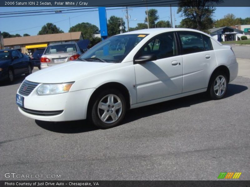 Polar White / Gray 2006 Saturn ION 2 Sedan