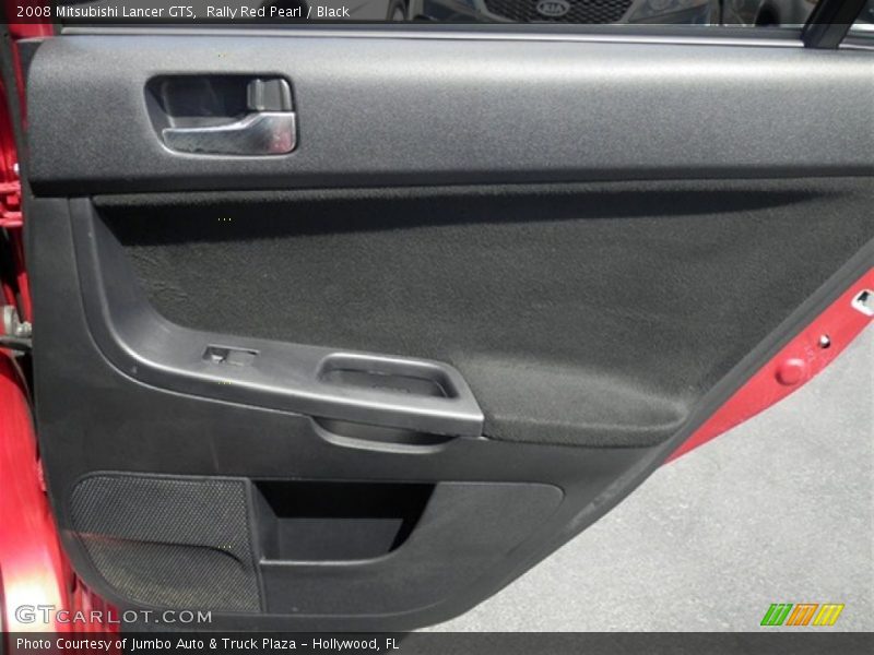 Rally Red Pearl / Black 2008 Mitsubishi Lancer GTS