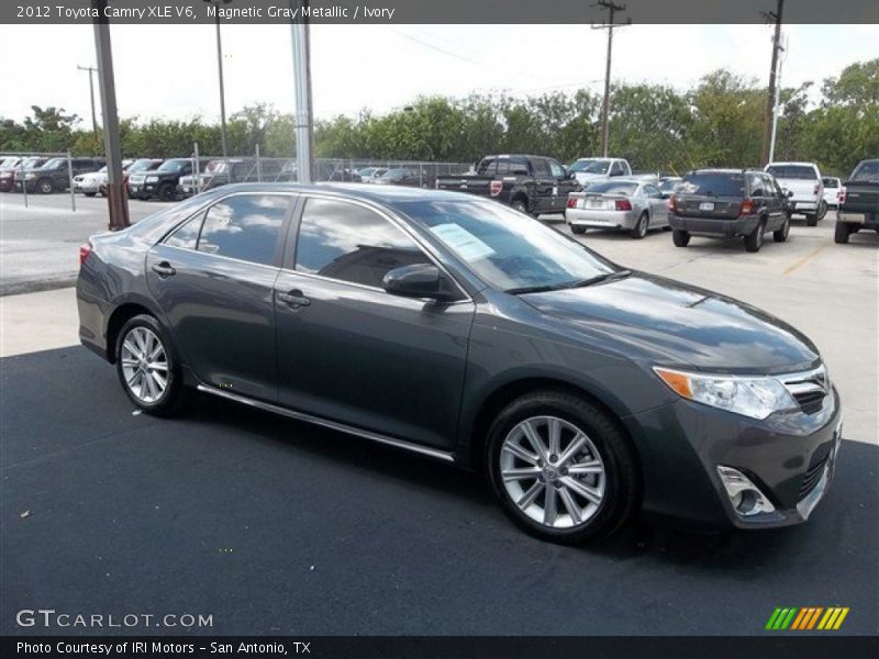 Magnetic Gray Metallic / Ivory 2012 Toyota Camry XLE V6