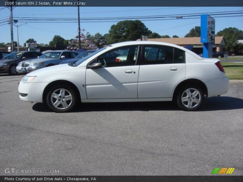 Polar White / Gray 2006 Saturn ION 2 Sedan