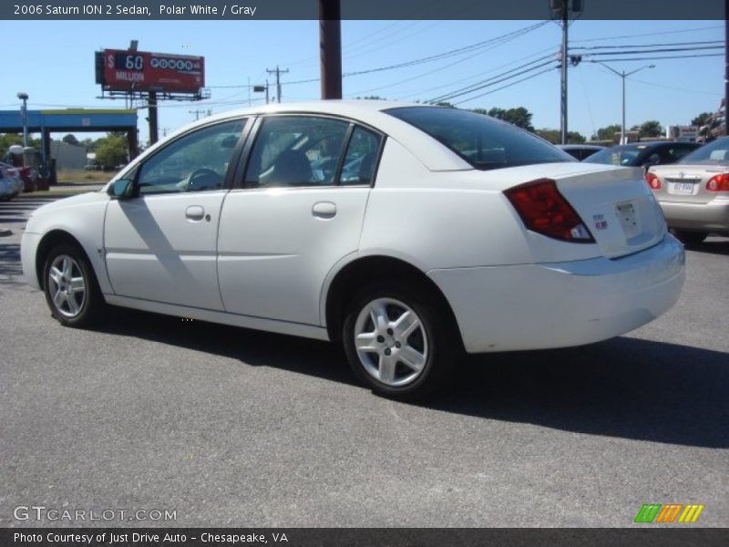 Polar White / Gray 2006 Saturn ION 2 Sedan