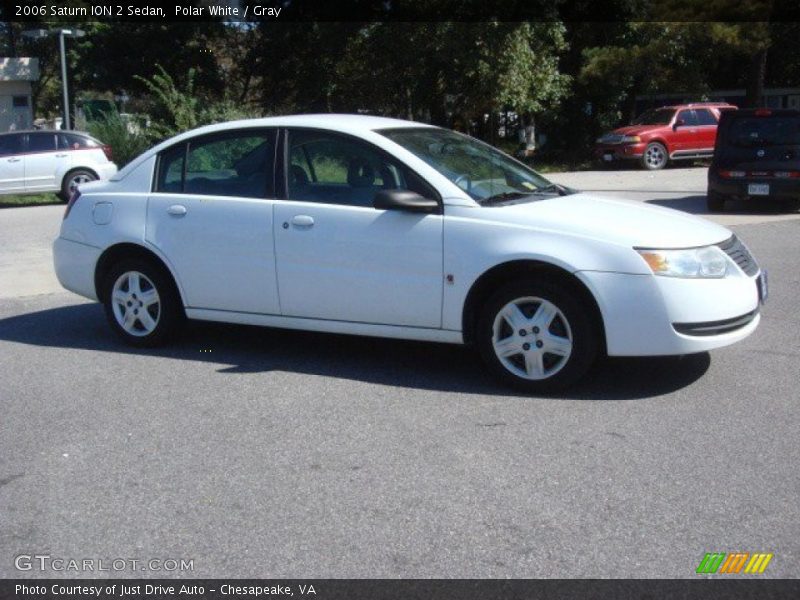 Polar White / Gray 2006 Saturn ION 2 Sedan