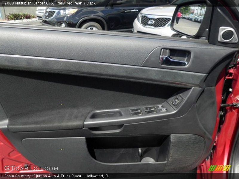 Rally Red Pearl / Black 2008 Mitsubishi Lancer GTS