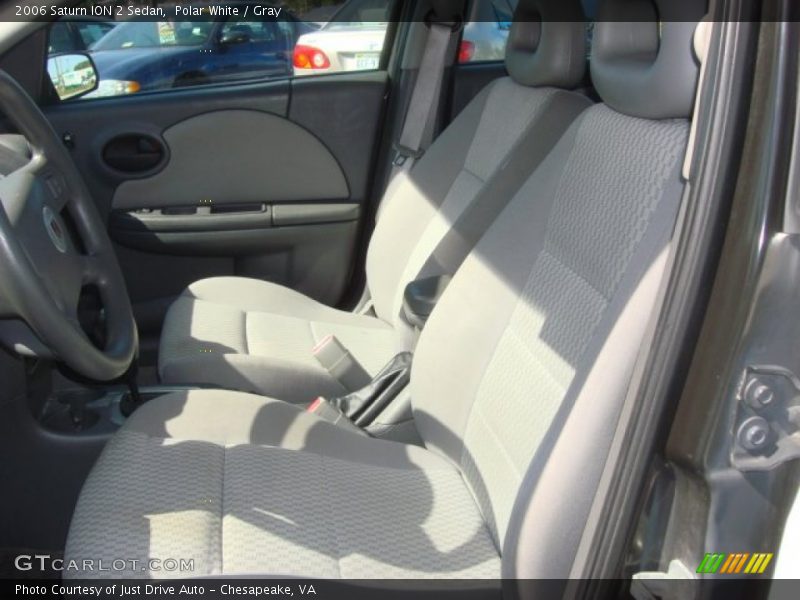 Polar White / Gray 2006 Saturn ION 2 Sedan