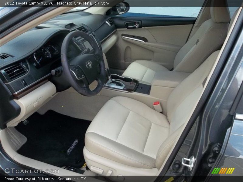 Magnetic Gray Metallic / Ivory 2012 Toyota Camry XLE V6