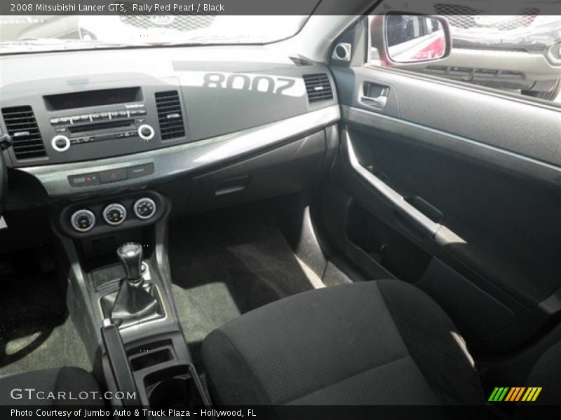 Rally Red Pearl / Black 2008 Mitsubishi Lancer GTS