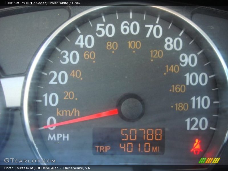 Polar White / Gray 2006 Saturn ION 2 Sedan