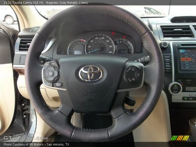 Magnetic Gray Metallic / Ivory 2012 Toyota Camry XLE V6