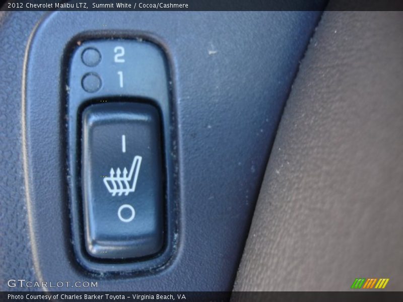 Summit White / Cocoa/Cashmere 2012 Chevrolet Malibu LTZ