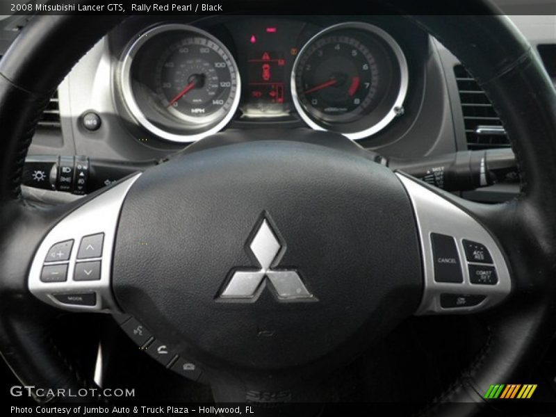 Rally Red Pearl / Black 2008 Mitsubishi Lancer GTS