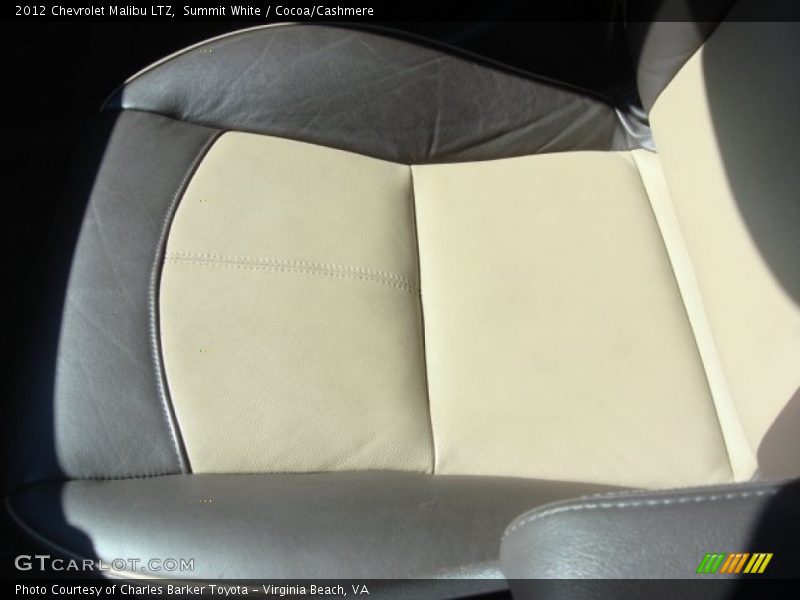 Summit White / Cocoa/Cashmere 2012 Chevrolet Malibu LTZ