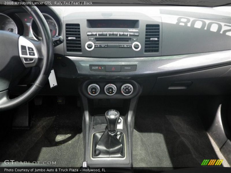 Rally Red Pearl / Black 2008 Mitsubishi Lancer GTS