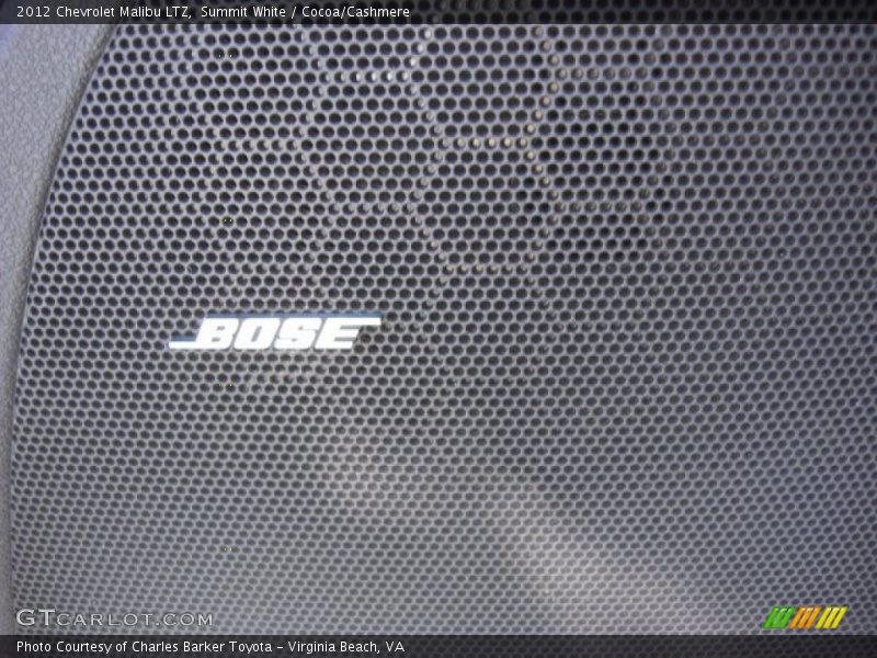 Summit White / Cocoa/Cashmere 2012 Chevrolet Malibu LTZ